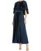 Mac Duggal Women's Plissé Cape-Sleeve Cocktail Dress - 1