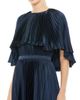 Mac Duggal Women's Plissé Cape-Sleeve Cocktail Dress - 3