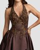 Mac Duggal Women's Satin Beaded-Bodice Gown - 3