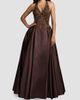 Mac Duggal Women's Satin Beaded-Bodice Gown - 5