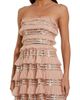Mac Duggal Women's Sequin-Striped Ruffled Mesh Strapless Maxi Dress - 3