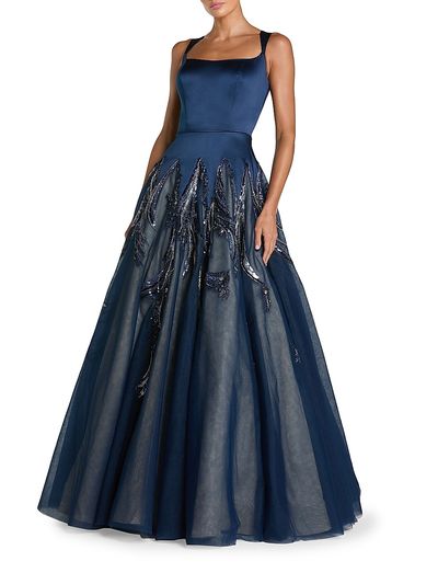Mac Duggal Women's Sequin & Bead-Embellished Ball Gown