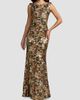 Mac Duggal Women's Sequin Cowl Back Gown - 5