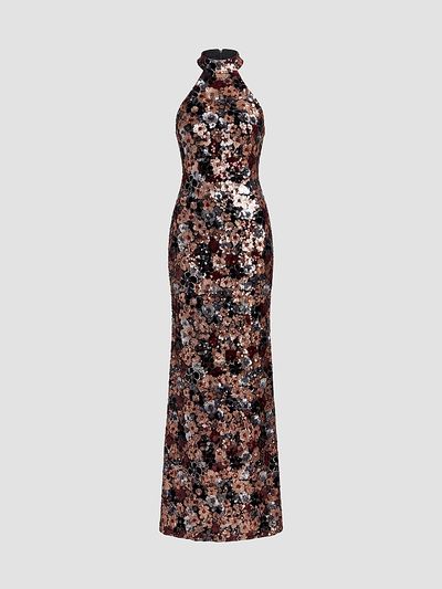 Mac Duggal Women's Sequined Column Gown