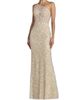 Mac Duggal Women's Sequined Floral Mesh One-Shoulder Trumpet Gown - 1