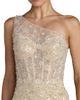 Mac Duggal Women's Sequined Floral Mesh One-Shoulder Trumpet Gown - 3