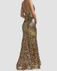 Mac Duggal Women's Sequined Mermaid Gown - 3