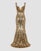 Mac Duggal Women's Sequined Mermaid Gown - 6
