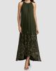 Mac Duggal Women's Sequined Pleated Halter Midi Dress - 2