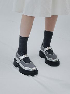 MAC MOC Grid Mesh Mary Jane Sneakers (5cm)