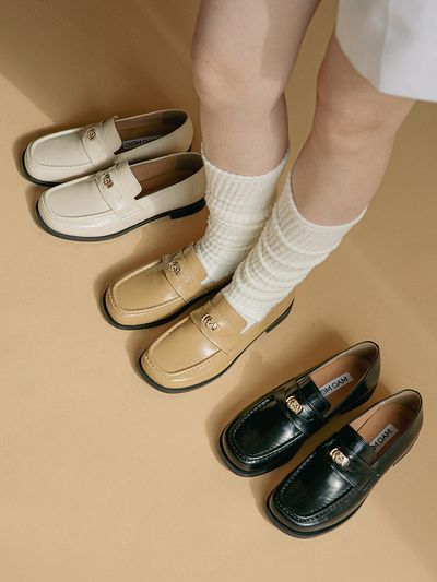 MAC MOC Sole Square Point Penny Loafer_3 Colors