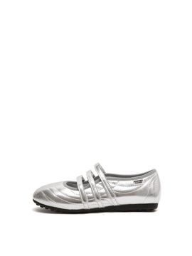 MAC MOC Three-Stripe Round Toe Sport Balletcore Sneakers