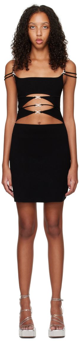 MACH & MACH MACH & MACH Black Matilde Minidress