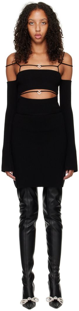 MACH & MACH MACH & MACH Black Stormi Minidress