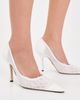 MACH & MACH MACH & MACH Devon Chantilly Lace Pumps White - 3