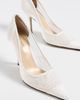 MACH & MACH MACH & MACH Devon Chantilly Lace Pumps White - 5