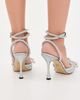 MACH & MACH MACH & MACH Double Bow Glitter High Heels Silver - 4