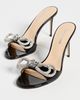MACH & MACH MACH & MACH Double Bow Patent Leather Heels Black - 5