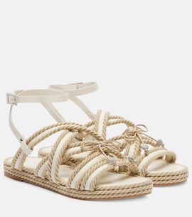Mach & Mach Mach & Mach Embellished woven sandals