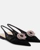Mach & Mach Mach & Mach Galaxy tulle slingback flats - 1