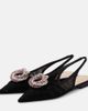 Mach & Mach Mach & Mach Galaxy tulle slingback flats - 4