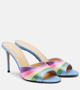 Mach & Mach Mach & Mach Gradient 95 satin mules