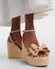 Mach & Mach Mach & Mach Le Cadeau raffia espadrille wedges - 2