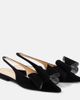 Mach & Mach Mach & Mach Le Cadeau suede ballet flats - 1