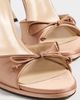 MACH & MACH MACH & MACH Little Plateau Satin Mules Golden Brown - 6