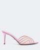 Mach & Mach Mach & Mach Rainbow embellished mesh mules - 5