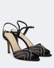 Mach & Mach Mach & Mach Rainbow embellished mesh sandals - 1