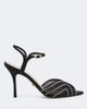 Mach & Mach Mach & Mach Rainbow embellished mesh sandals - 5