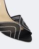 Mach & Mach Mach & Mach Rainbow embellished mesh sandals - 6