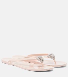 Mach & Mach Mach & Mach Riviera embellished thong sandals