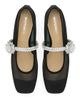 Mach & Mach Women's Lotus Flower Jewelled Mesh Ballet Flats - 4