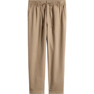 Mack Weldon Mack Weldon Straight Leg Linen Blend Drawstring Pants