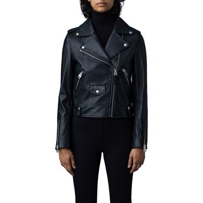 Mackage Mackage Baya Leather Moto Jacket