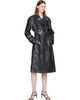 MACKAGE MACKAGE Black CARMELA-SNK Snake Pattern Leather Coat - 4