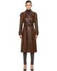 MACKAGE MACKAGE Brown CARMELA-SNK Leather Trench Coat - 1