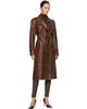 MACKAGE MACKAGE Brown CARMELA-SNK Leather Trench Coat - 4