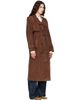 MACKAGE MACKAGE Brown Gael-SU Maxi Suede Trench Coat - 2