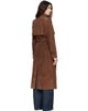 MACKAGE MACKAGE Brown Gael-SU Maxi Suede Trench Coat - 3