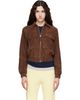 MACKAGE MACKAGE Brown Senka-SU Patch Pocket Suede Jacket - 1