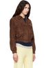 MACKAGE MACKAGE Brown Senka-SU Patch Pocket Suede Jacket - 2