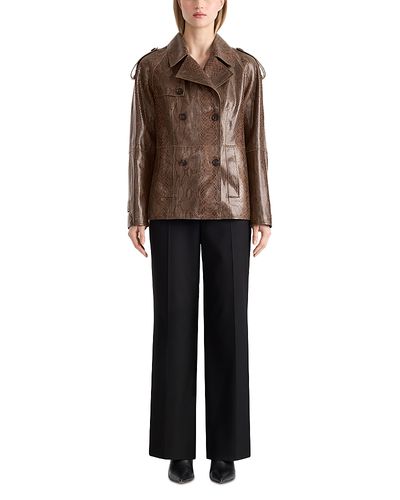 Mackage Mackage Double Breasted Leather Jacket
