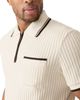Mackage Mackage Estaban Crochet Knit Quarter-Zip Polo Shirt - 4