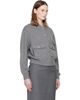 MACKAGE MACKAGE Grey JUNIPER-K Brushed Knit Bomber Jacket - 2