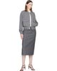 MACKAGE MACKAGE Grey JUNIPER-K Brushed Knit Bomber Jacket - 4