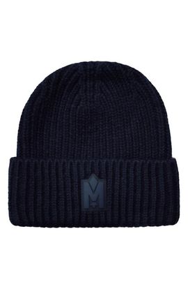 Mackage Mackage Jude Colorblock Wool Blend Rib Beanie