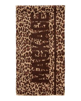 Mackage Mackage Juno-a Leopard Print Jacquard Knit Scarf